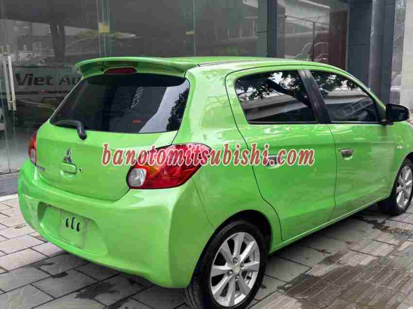 Cần bán gấp xe Mitsubishi Mirage 1.2 AT năm 2014, màu Xanh, Số tự động